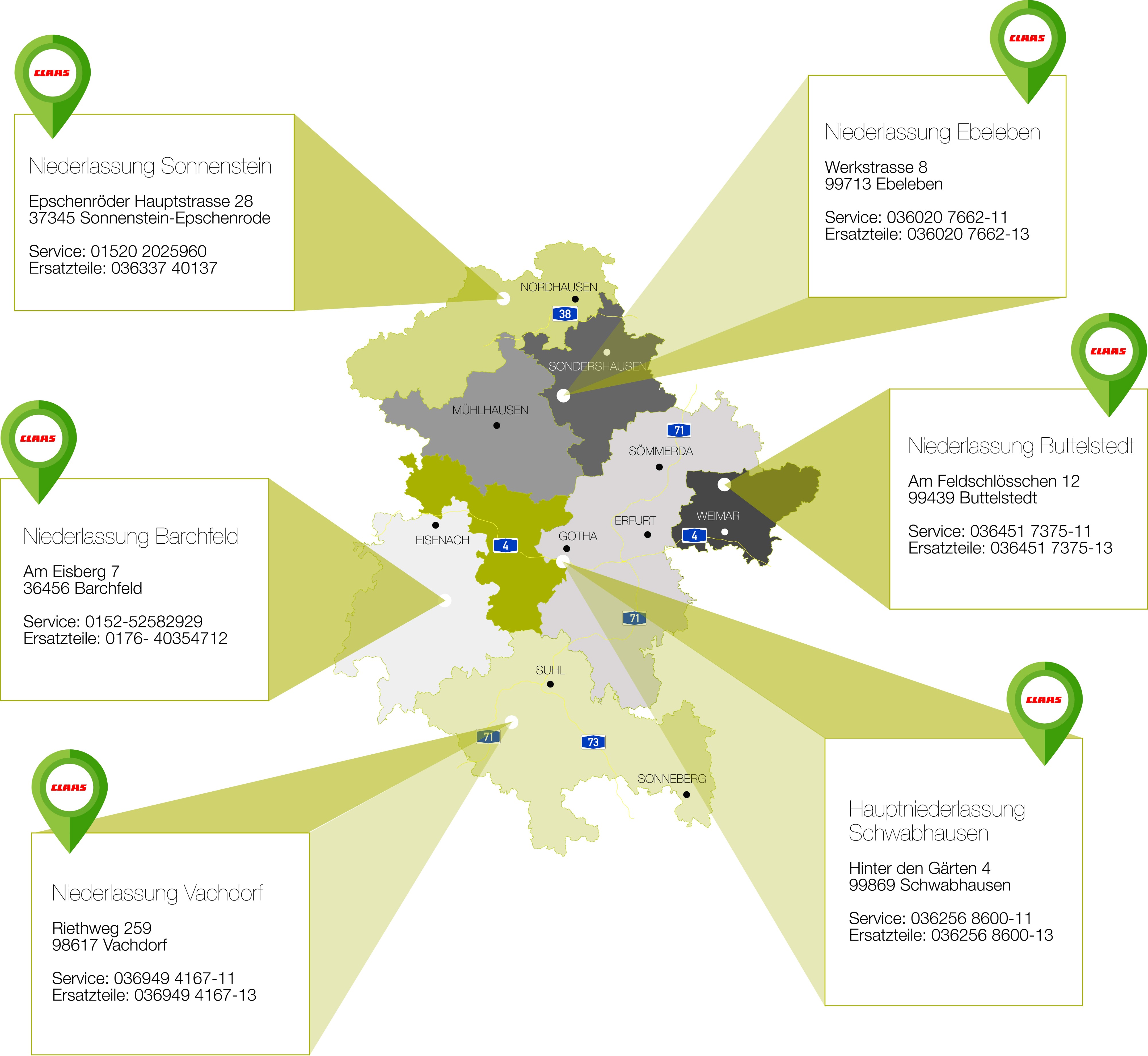 Bilder CLAAS Thüringen GmbH NL Barchfeld