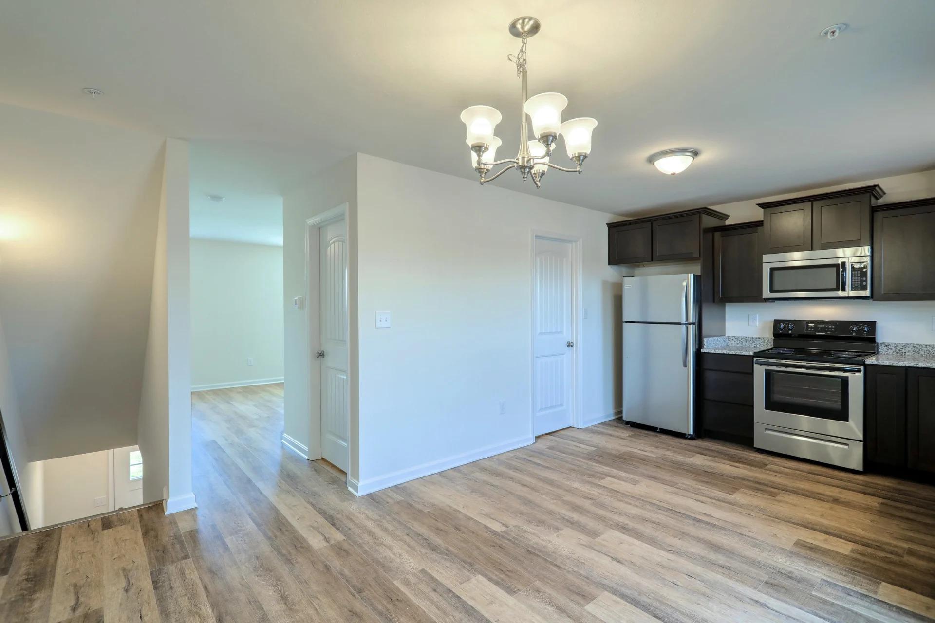 Dining Area and Kitchen at Hadley Place Apartments in Enola, PA