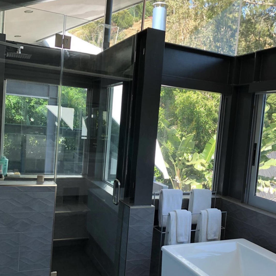 A&S GLASS AND MIRROR-  glass door bathroom