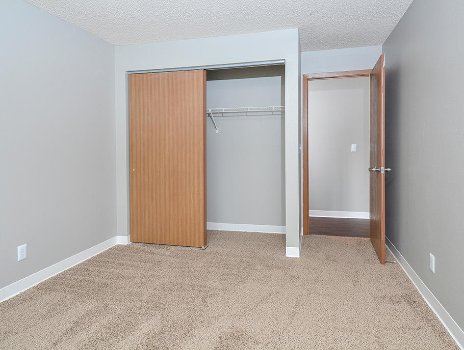 Bedroom With Sliding Closet Doors