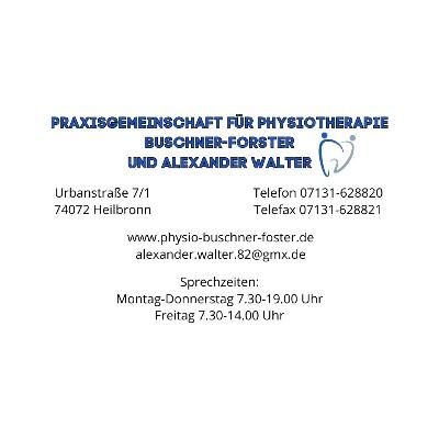 Praxisgemeinschaft für Physiotherapie C. Buschner - Forster & Alexander Walter in Heilbronn am Neckar - Logo