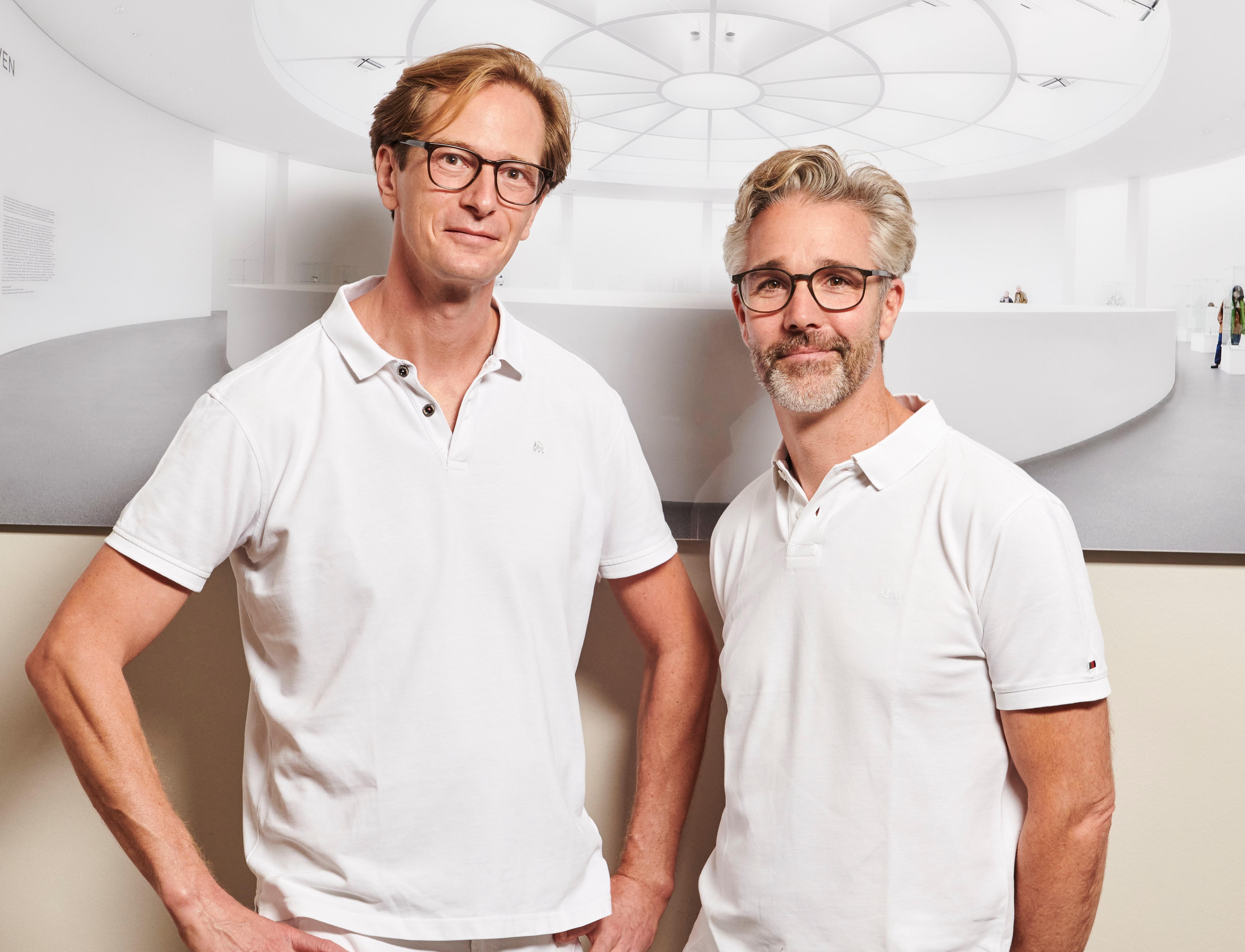 Die Vimos-Ärzte Kniespezialist Felix Borchardt und Schulterspezialist Dr. Tom Göhre