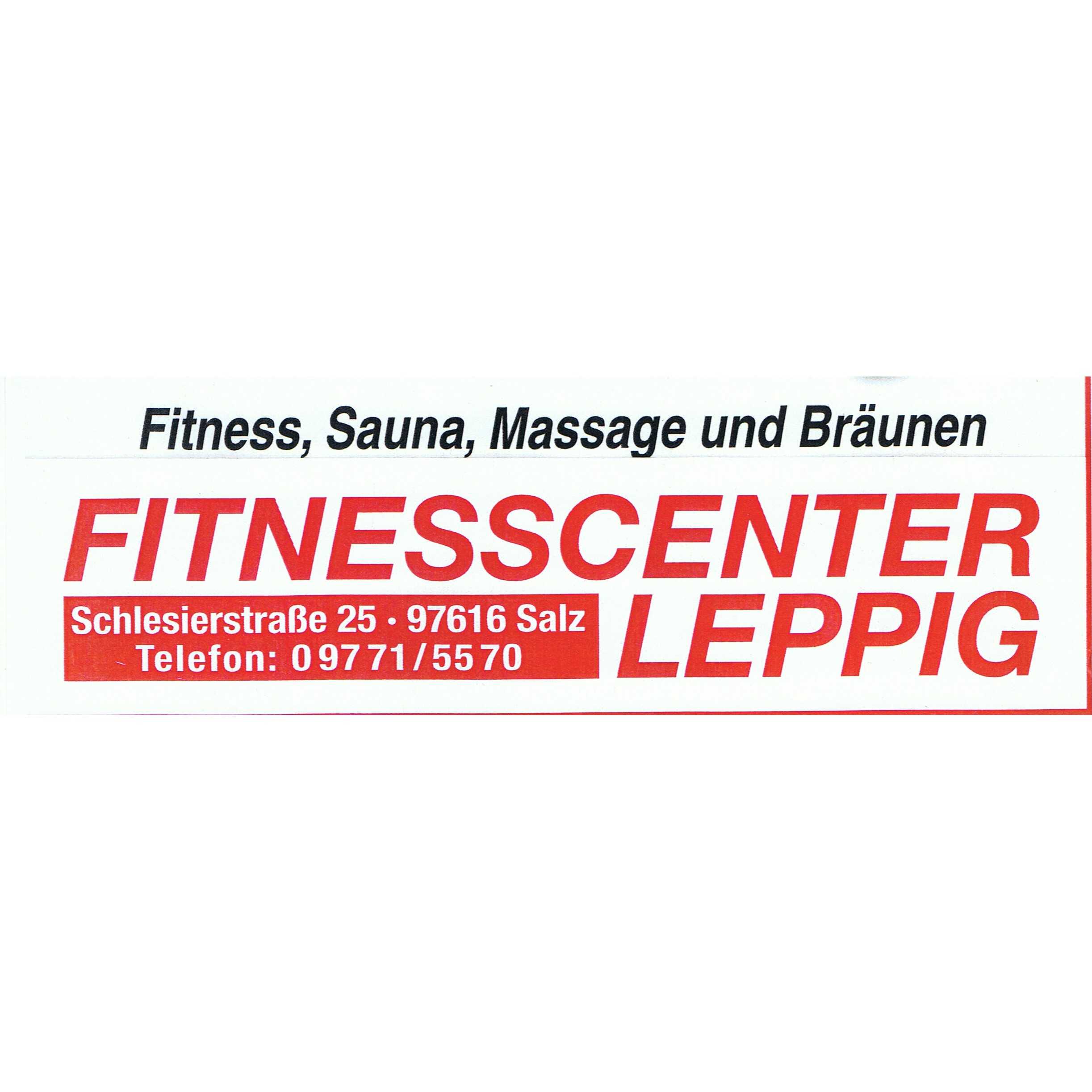Fitnesscenter Leppig in Salz bei Bad Neustadt - Logo