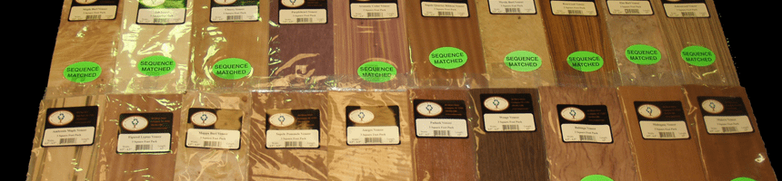Our wood veneer packages feature high-quality domestic and exotic wood in addition to full-length veneers.