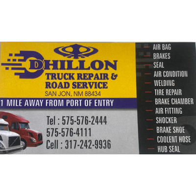 Dhillon Road Service & Truck Repair Logo