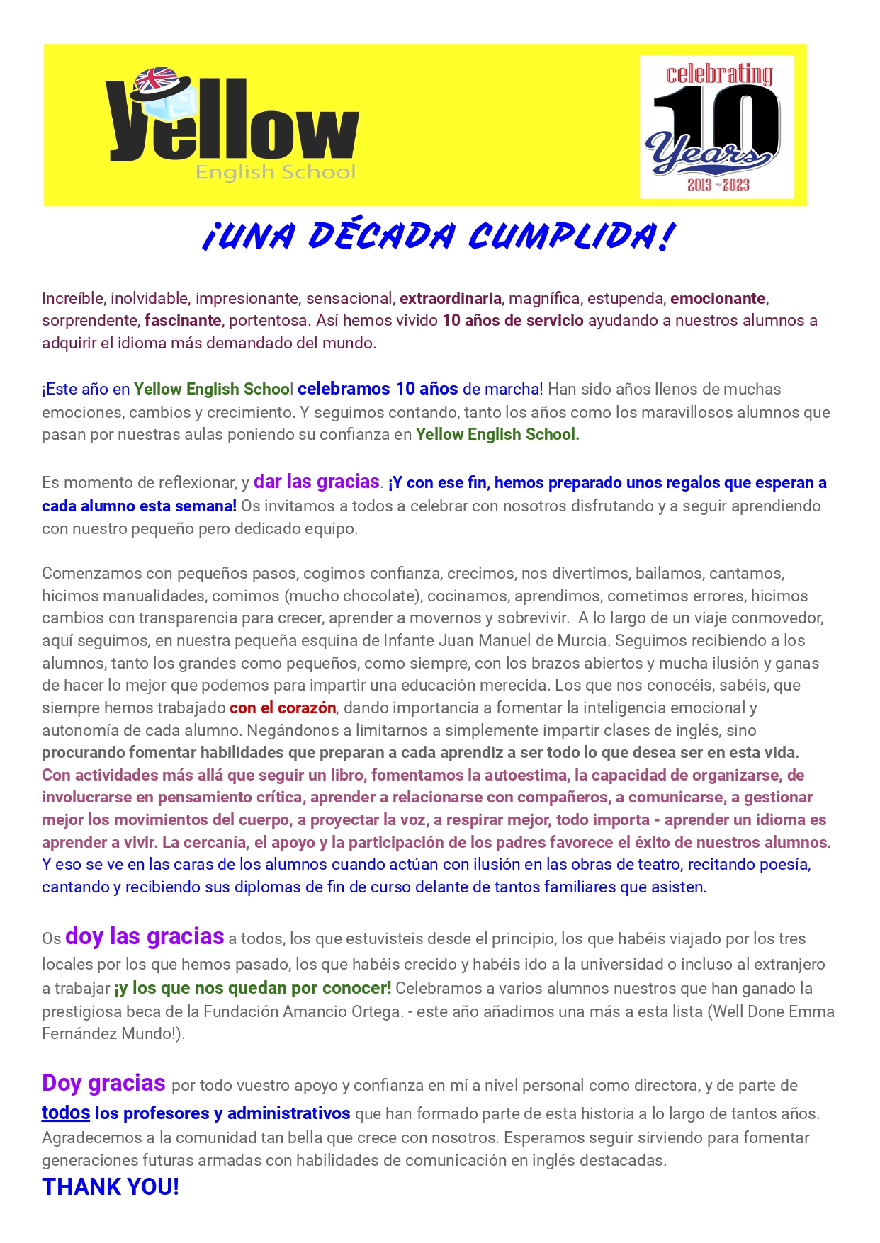 Images Yellow English School