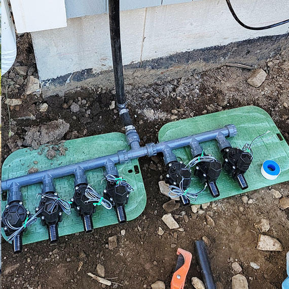 M&E Irrigation and Hardscaping - Sprinkler Installation