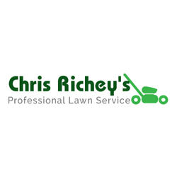 Chris Richey's Professional Lawn Service Logo
