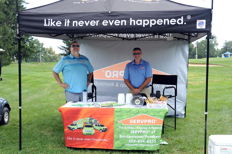 Peter Barbera & Marco Ortega manning booth at Burlington Chamber outing