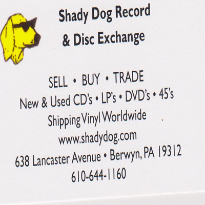 Shady Dog Record & Disc Exchange Logo