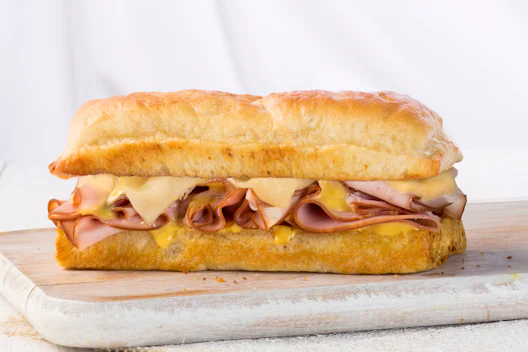 Ham & Swiss - Hot Sandwiches