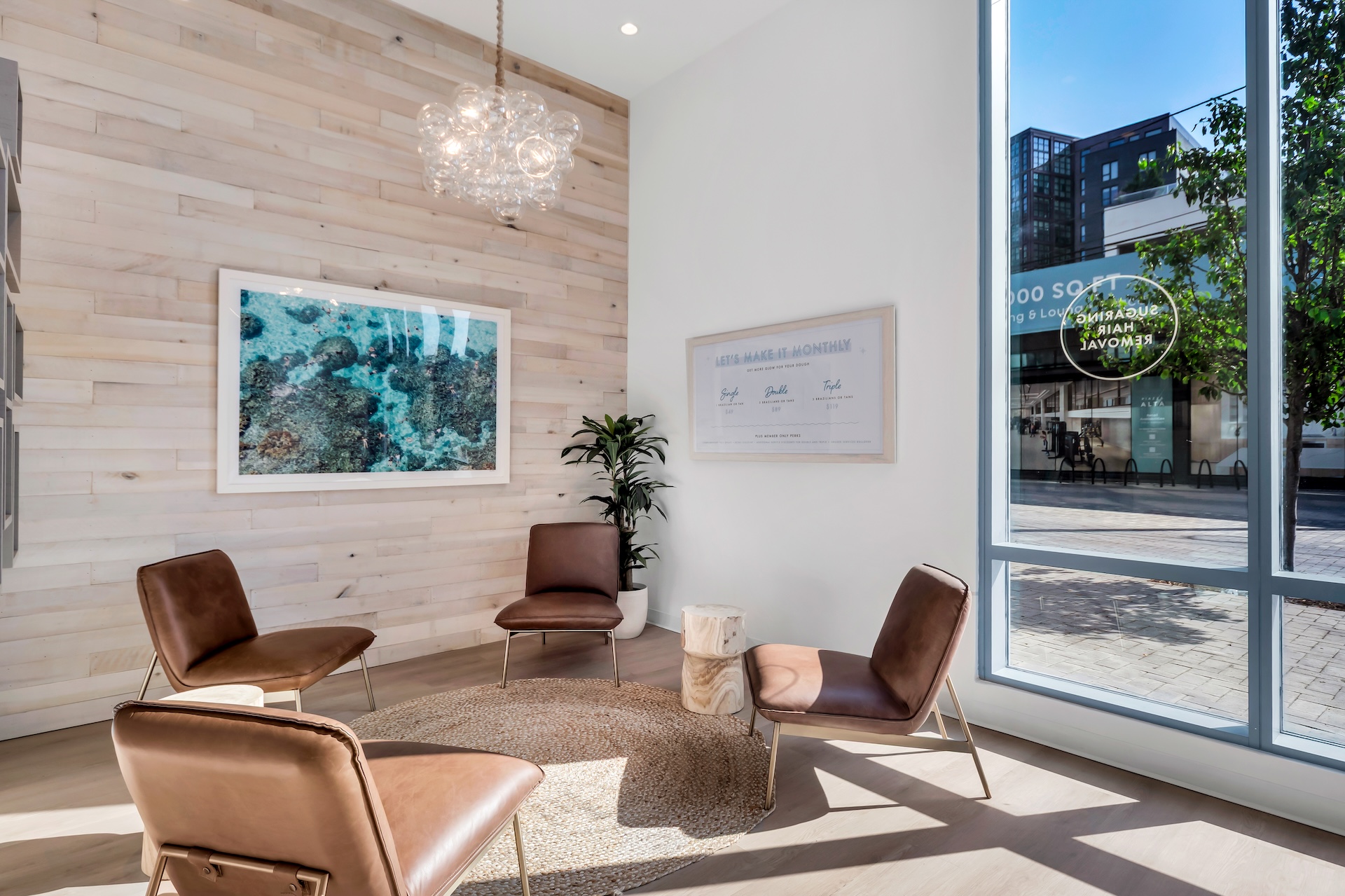 SUGARED + BRONZED Northern Liberties Lobby