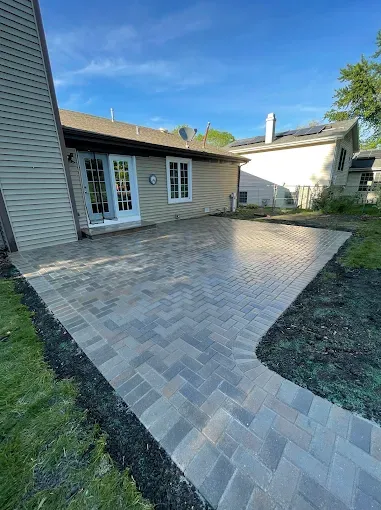 Gorgeous Paver Patio selected with our customized options that we offer