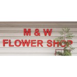 M & W Flower Shop Logo