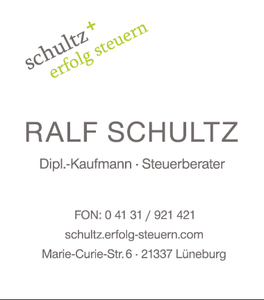 Bild 1 Ralf Schultz, Dipl.- Kaufmann Steuerberater in Lüneburg