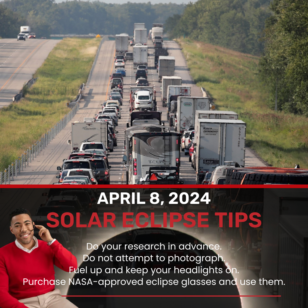 Don't forget these important safety reminders as you prepare to witness this celestial spectacle. Use specific viewing glasses, stay focused on the road, and ensure your insurance coverage is up to par. Contact Mike Wright - State Farm Insurance Agent in Muncie today!