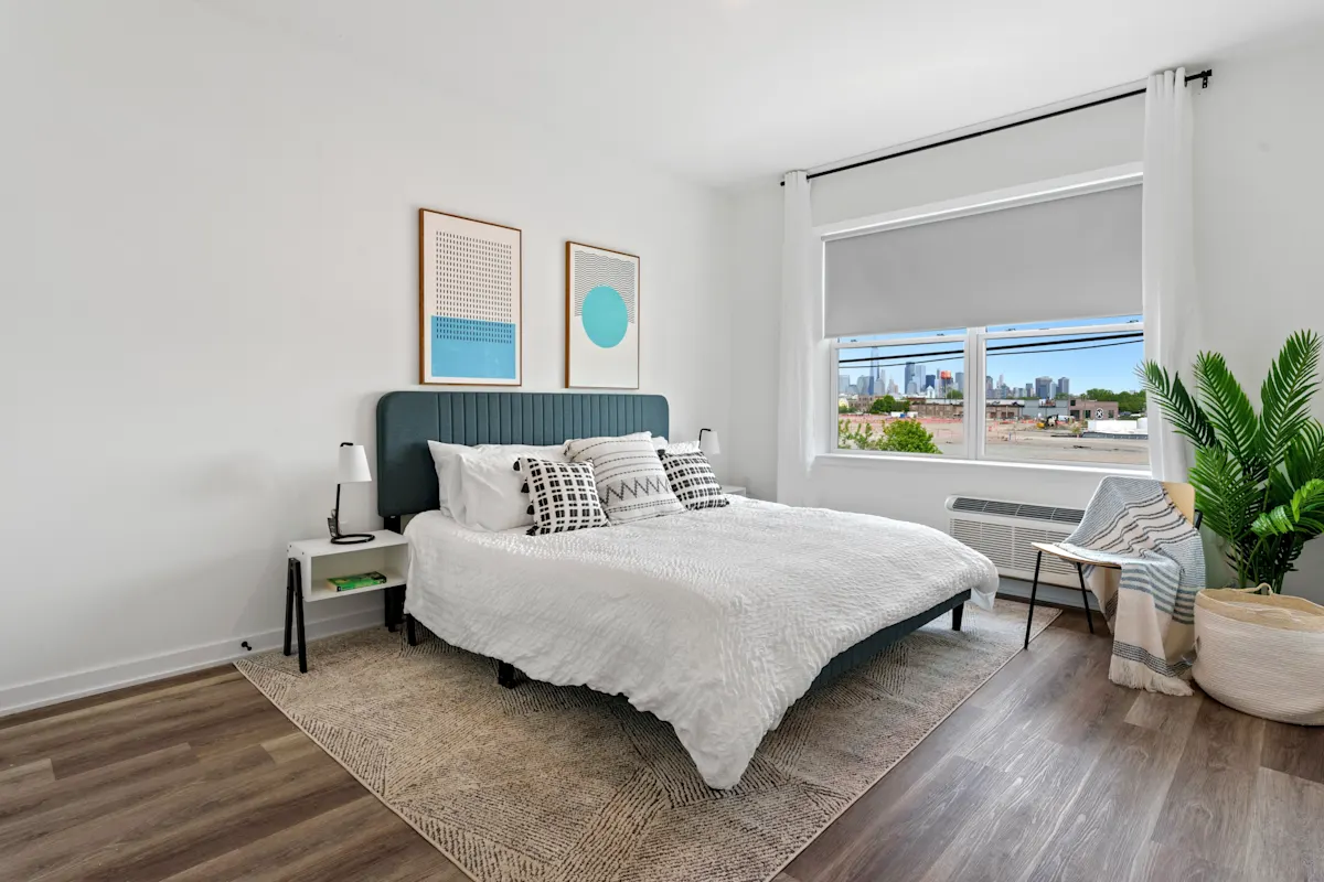 Cozy modern bedroom 