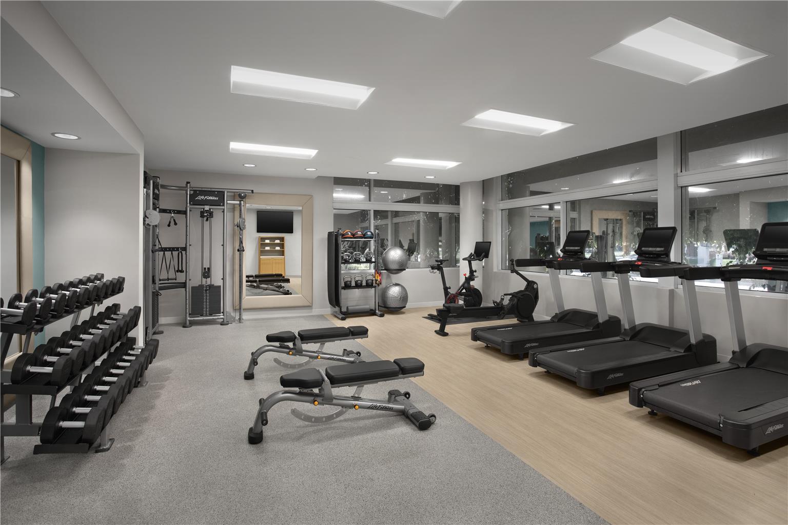 Health club  fitness center  gym