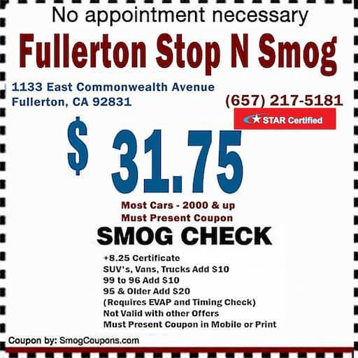 Fullerton Smog Stop Logo