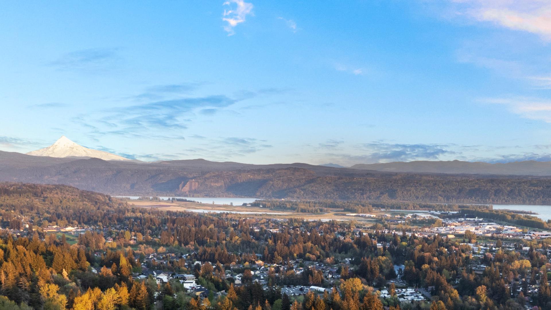 Premier location offering remarkable views of the Columbia River and Mt. Hood