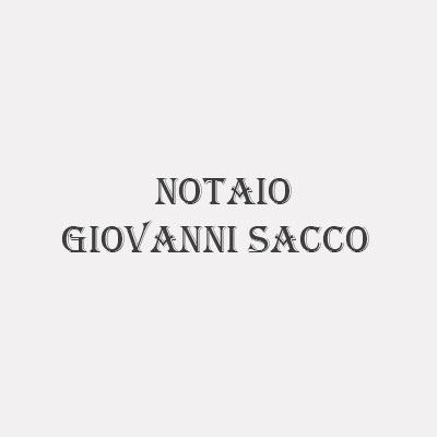 Notaio Giovanni Sacco Logo