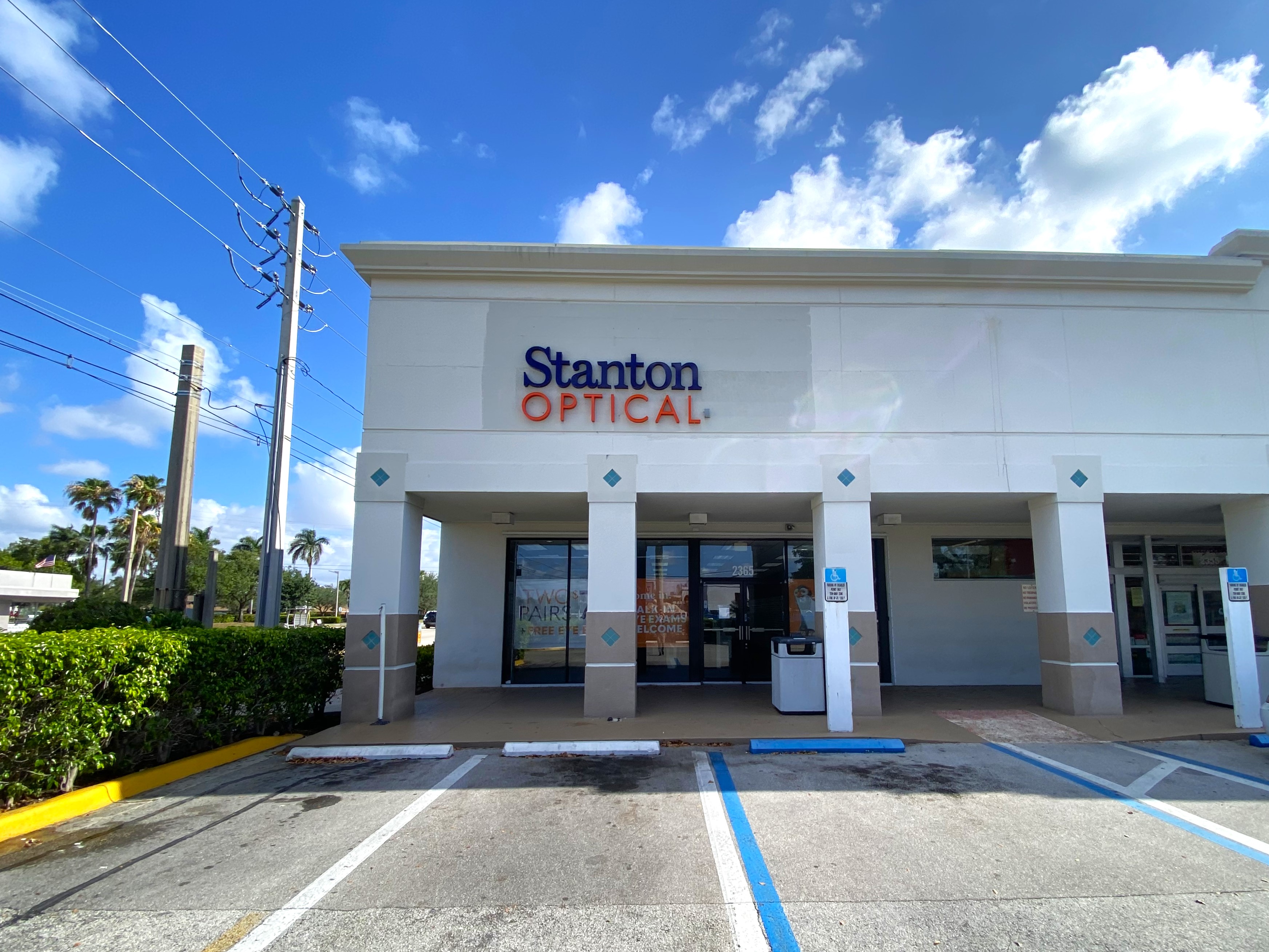 Storefront at Stanton Optical store in Fort Lauderdale, FL 33305