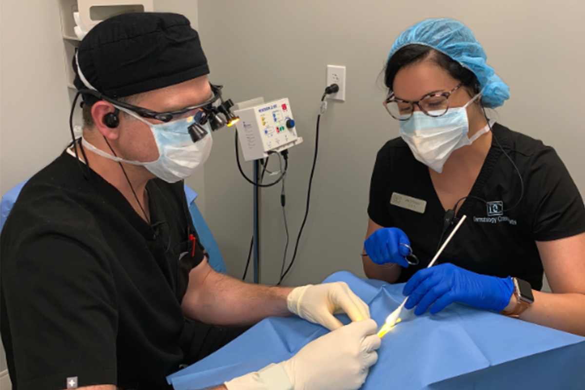 Mohs Micrographic Surgery is an advanced technique for treating skin cancer that will minimize the risk of recurrence, and leave as little scarring as possible.