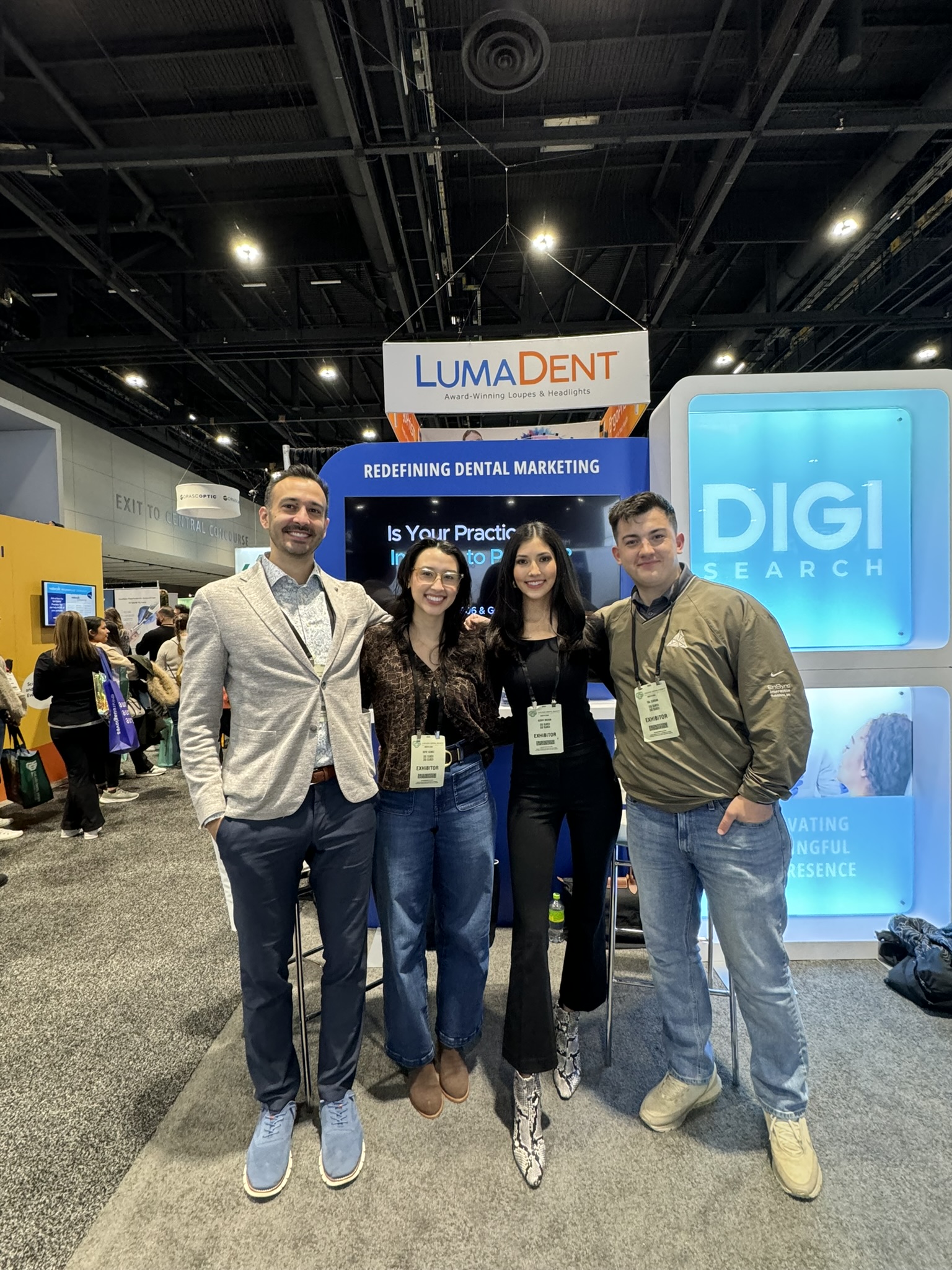 The DIGI Search booth at the 2025 Chicago Midwinter Meeting