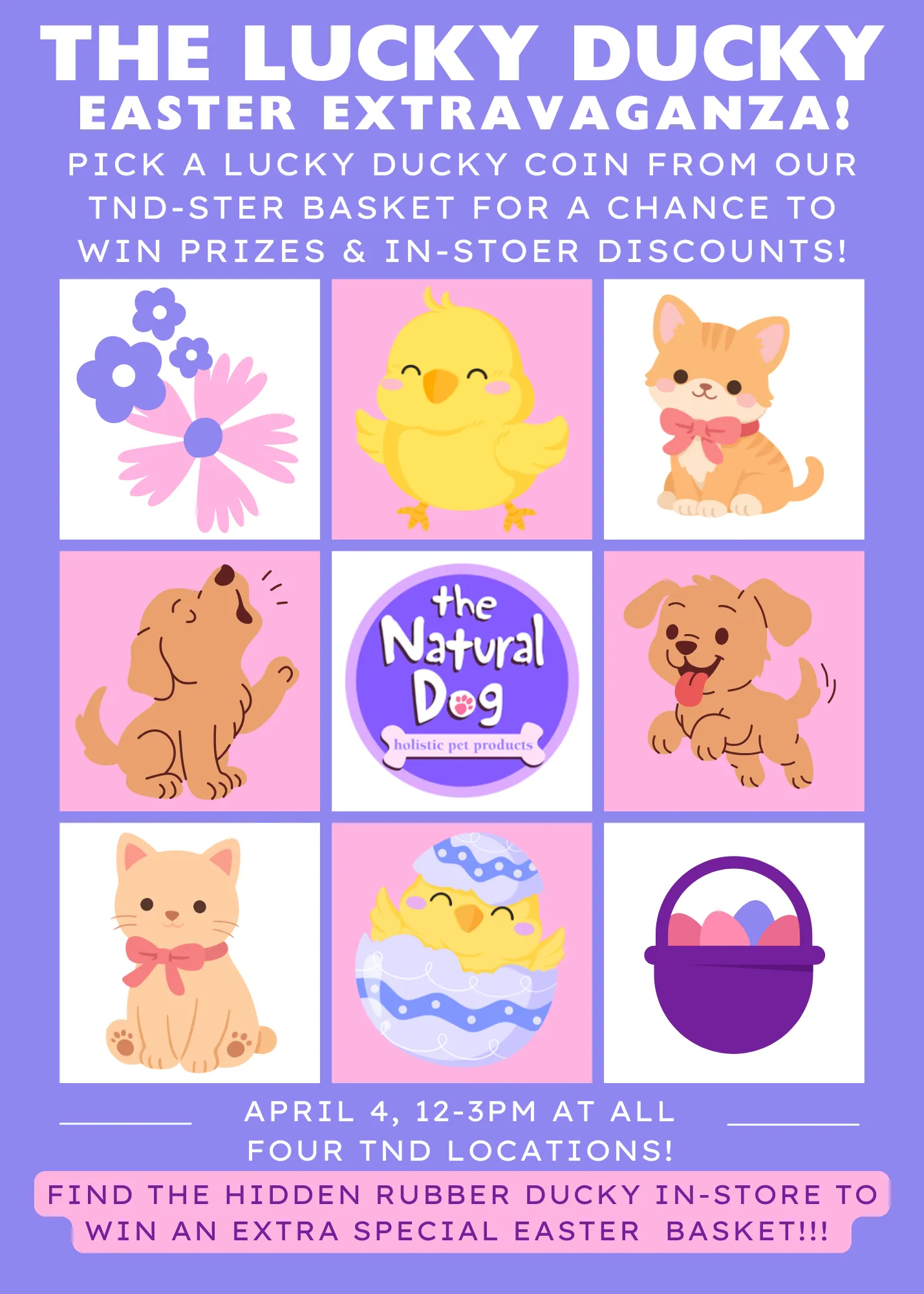 Image of Local Pet Event Easter Lucky Duck Extravaganza Nearby