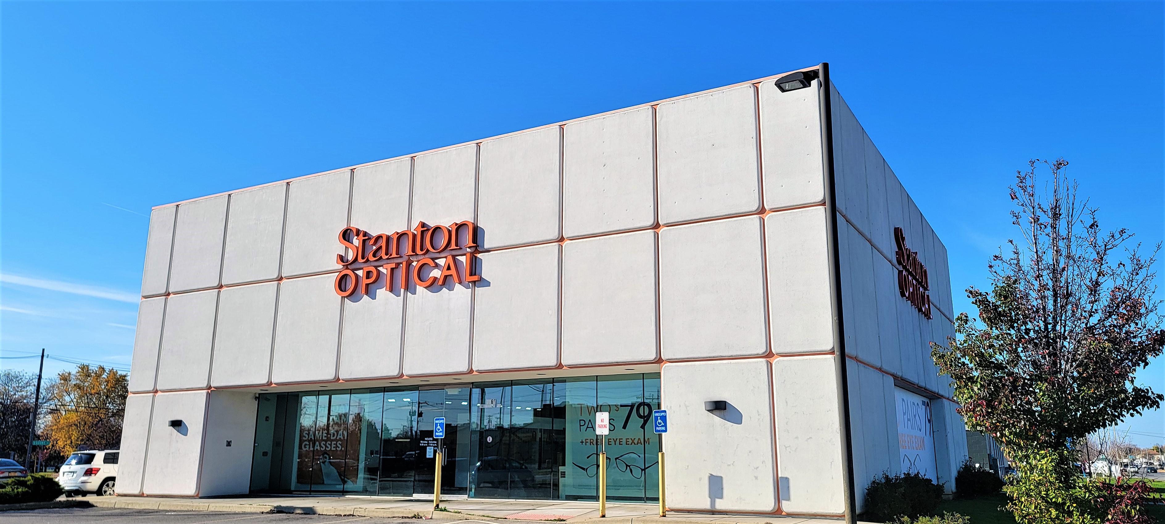 Storefront at Stanton Optical store in Tonawanda, NY 14150