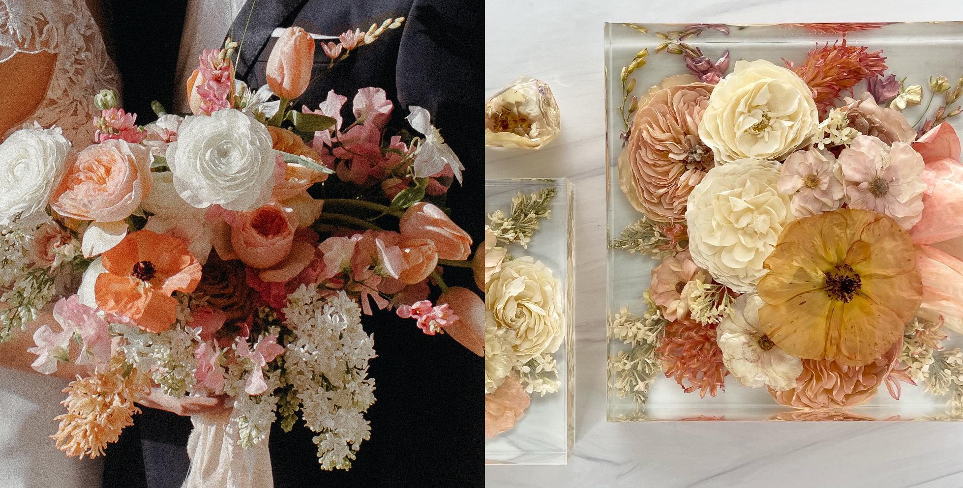 Before And After Bouquet Preservation