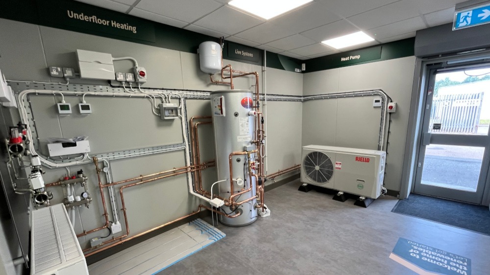Renewables Centre inside Plumb Centre in Swansea