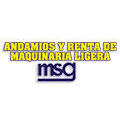 Andamios Y Renta De Maquinaria Ligera Msg Logo