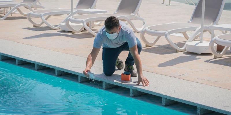 Keep your pool clean and ready for swimming with our pool maintenance services.