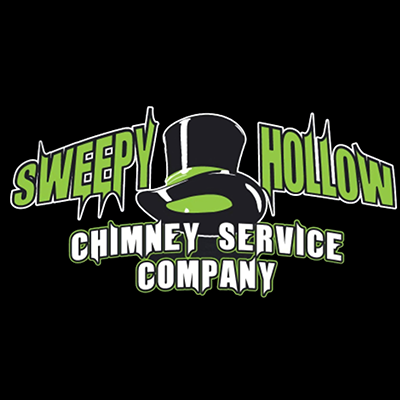 A logo for the sweepy hollow chimney service company