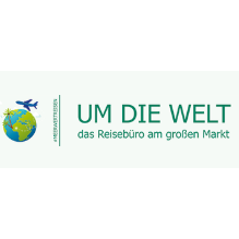 UM DIE WELT - das Reisebüro am großen Markt in Oberhausen im Rheinland - Logo
