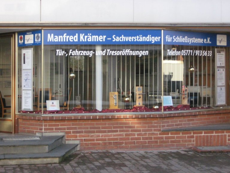 Sachverständiger für Schließsysteme e.K. Manfred Krämer, Marktstr. 2 in Rahden