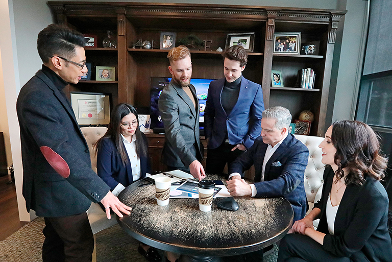 The Eydt Wealth Partners team collaborating.