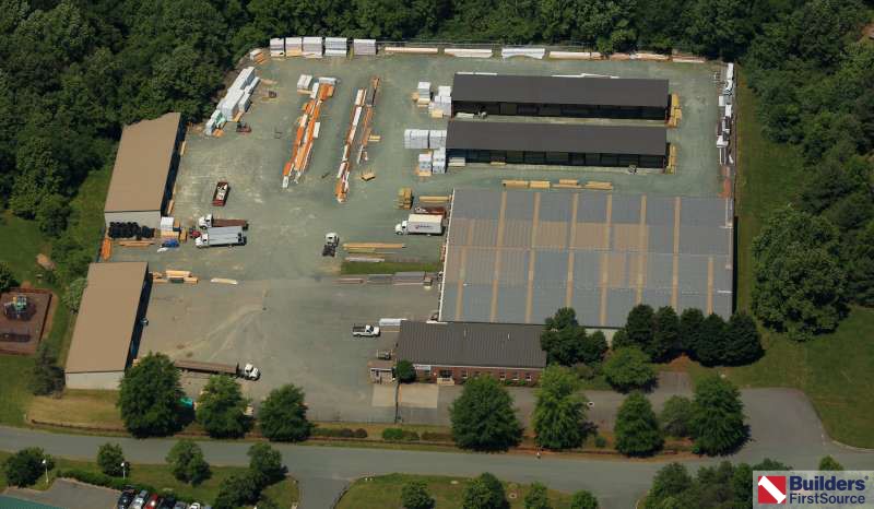 Builders FirstSource Charlottesville VA Lumber Yard