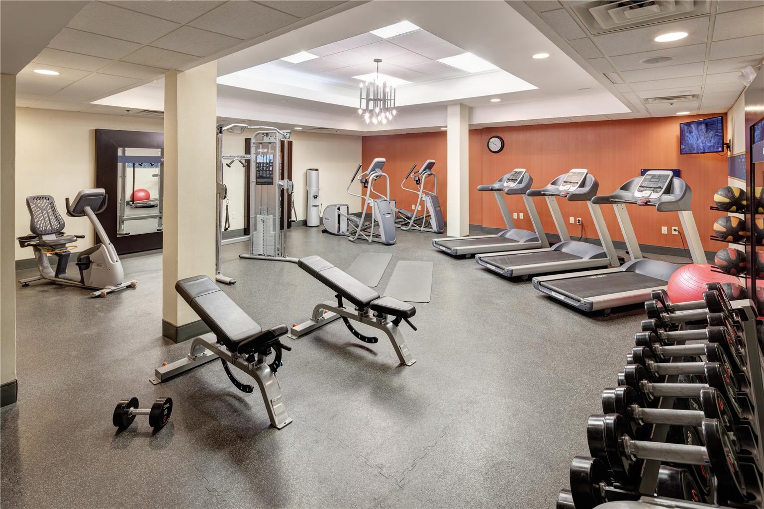 Health club fitness center gym