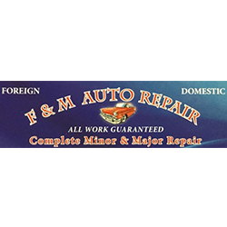 F & M Auto Repair, Inc. Logo