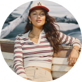 woman wearing sweater