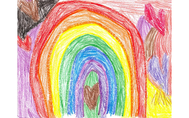 Some beautiful artwork from our Pre-Kindergarten class.