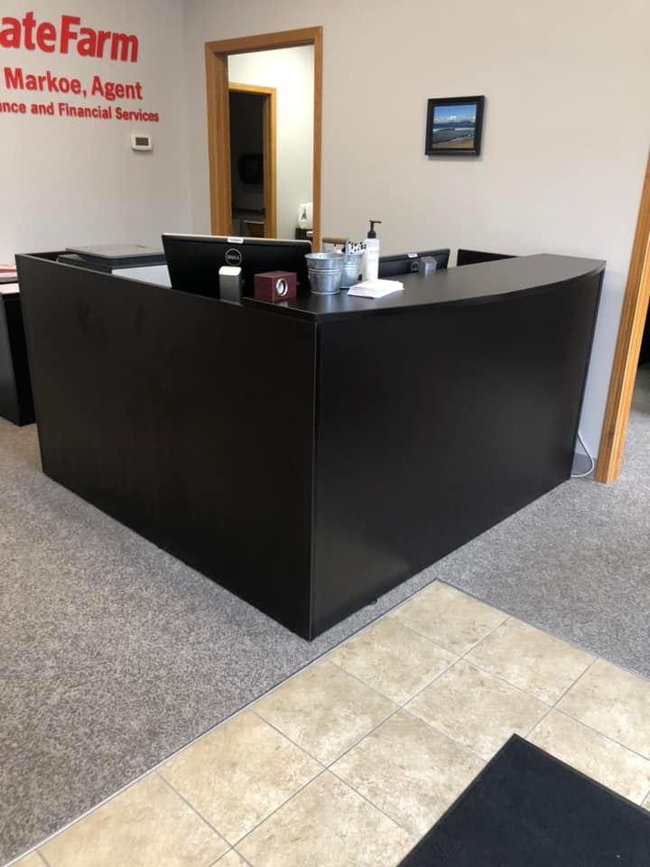 Administrative desk in our entry way