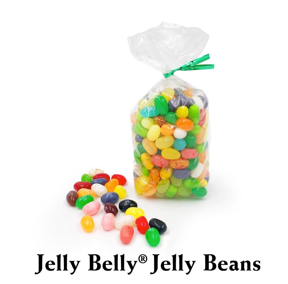 Add a burst of flavor and color to Easter with Jelly Belly® Jelly Beans from Florence's Exquisite Chocolates in Rexburg, ID! This clear cello bag is packed with an assortment of gourmet jelly beans in countless fun flavors. A must-have addition to any Easter basket or candy dish.