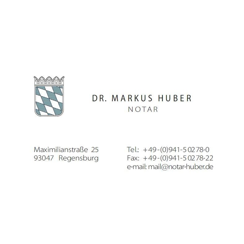 Notar Dr. Markus Huber  