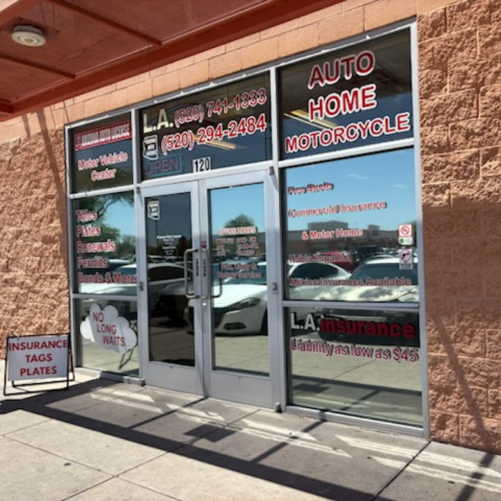 Exterior of the L.A. Insurance located at 1656 West Valencia Rd. in AZ