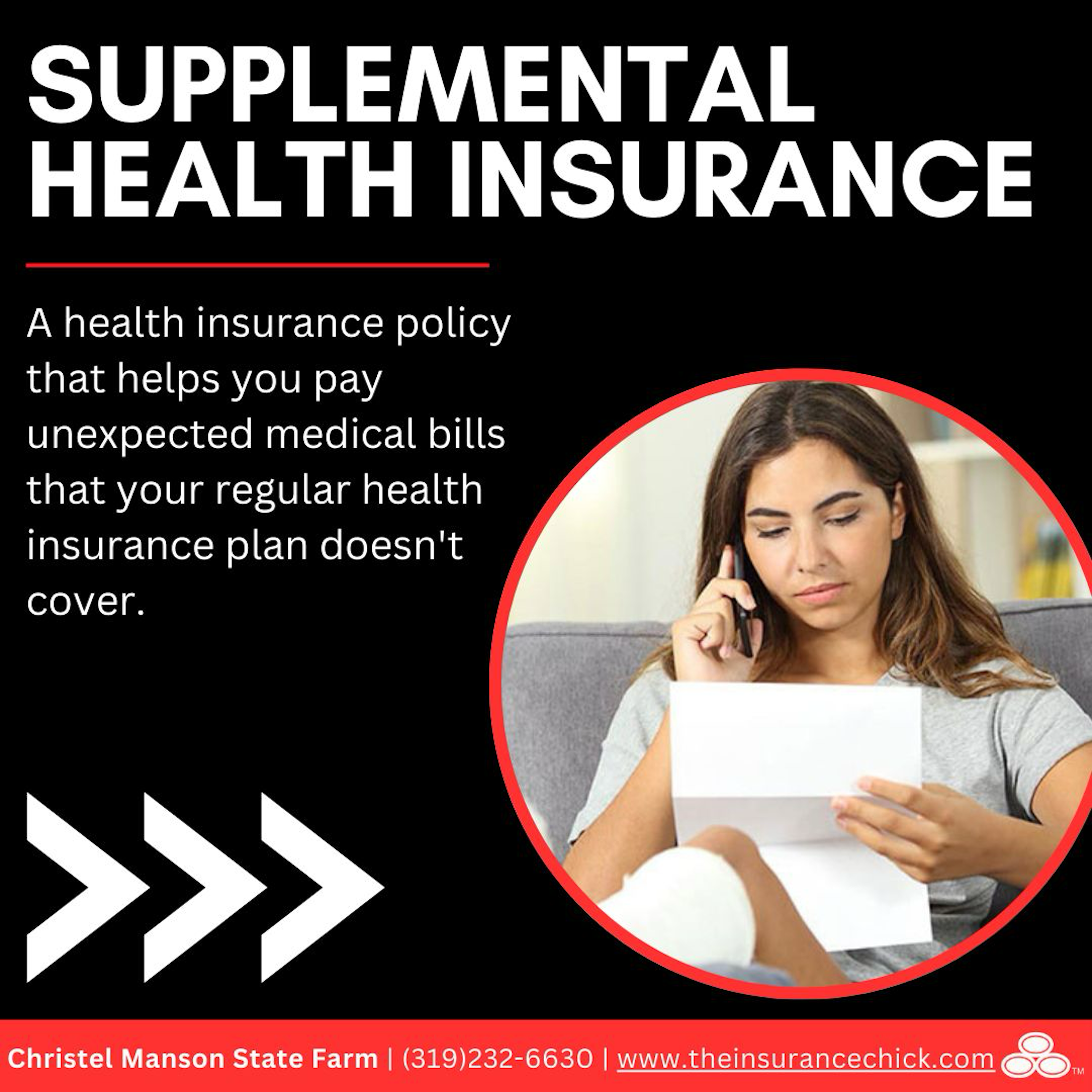 Are you worried about out-of-pocket medical expenses? Supplemental insurance can help! Let us know if you'd like to learn more about protecting your budget.