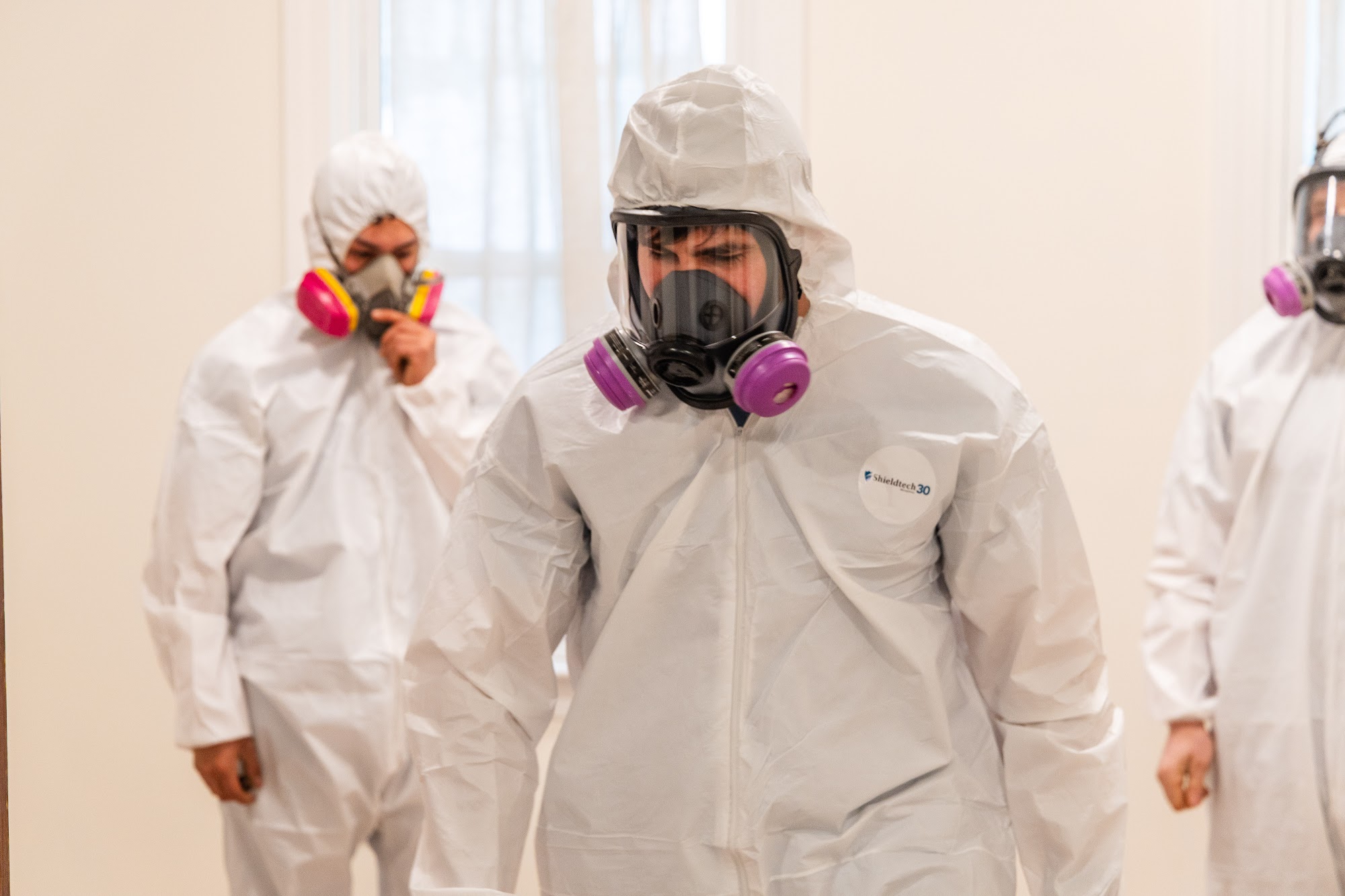 Protective gear used by CT Mold Remediation Specialists to keep technicians and homes safe during mo 