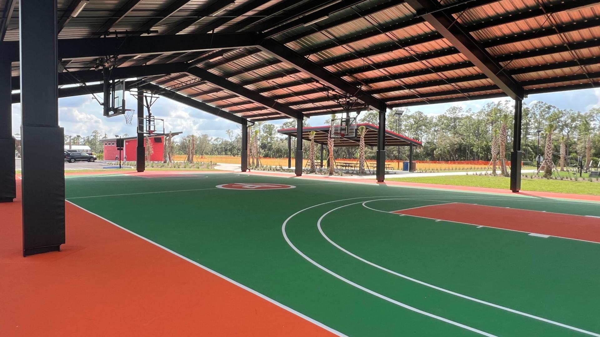 Palmetto Park basketball and recreation courts